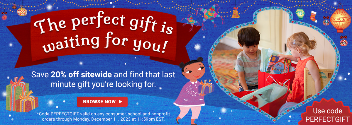 Save 20% sitewide and find that last minute gift you're looking for! Use code PERFECTGIFT through December 11