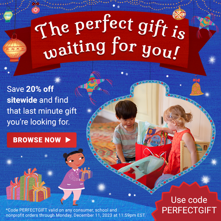 Save 20% sitewide and find that last minute gift you're looking for! Use code PERFECTGIFT through December 11