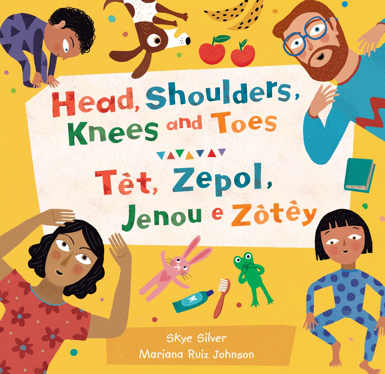 Head Shoulders Knees and Toes Bilingual Haitian Creole