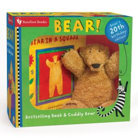 Bear in a Square Book and Cuddly Bear Set