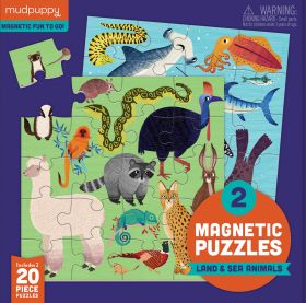 Land and Sea Animals Magnetic Puzzles