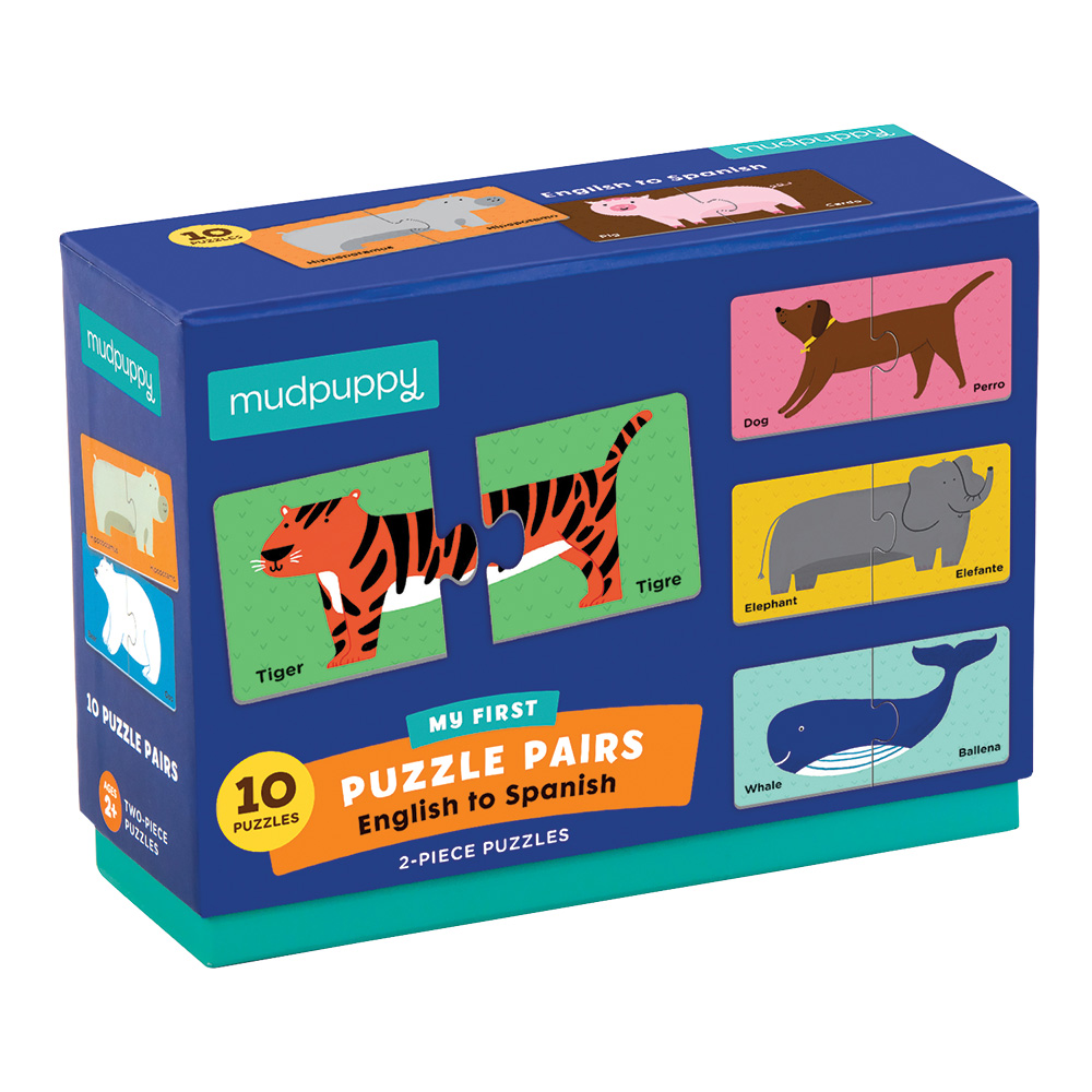My First Puzzle Pairs English To Spanish Ages 5 Barefoot Books